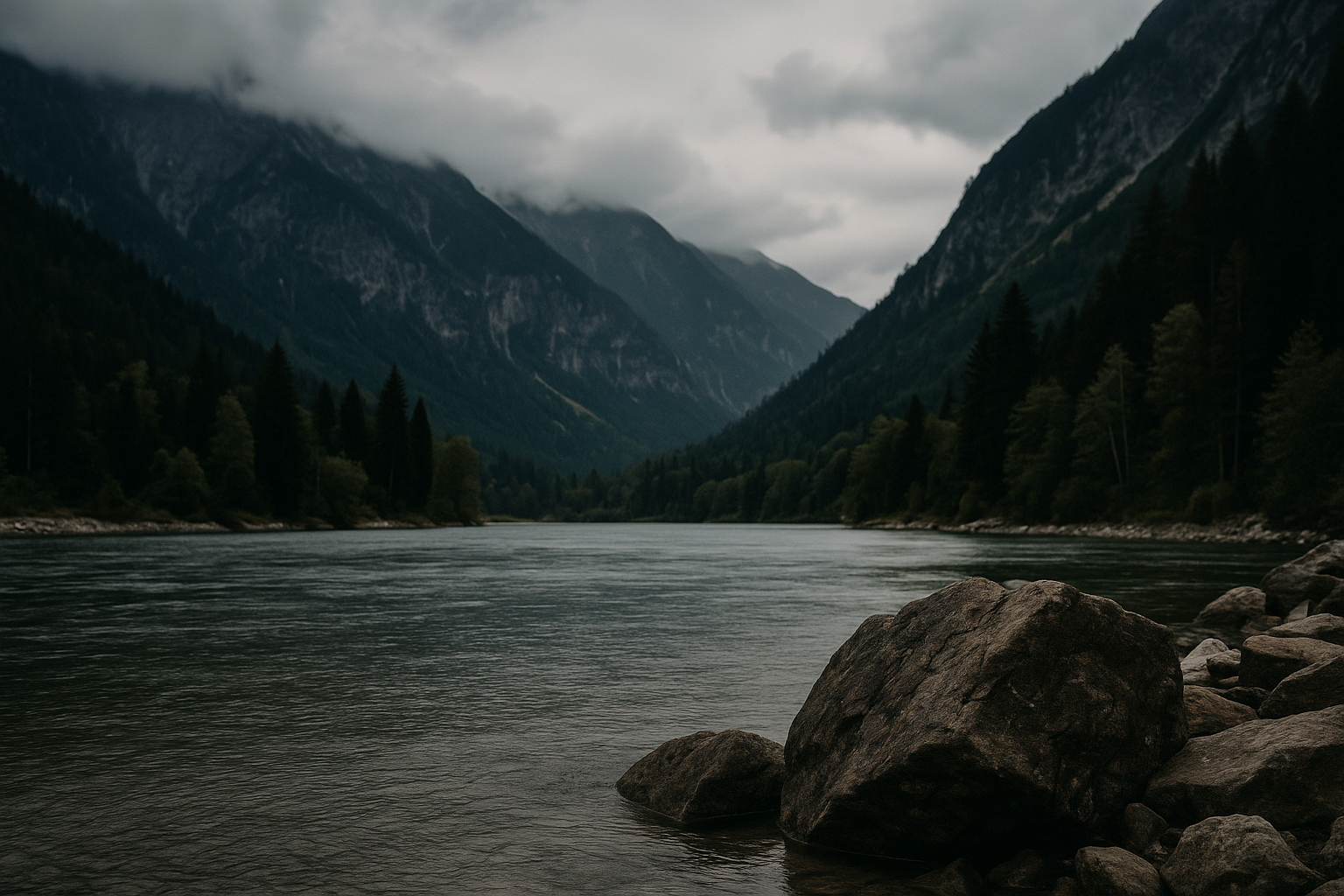 Ruhige Naturaufnahme aus Tirol