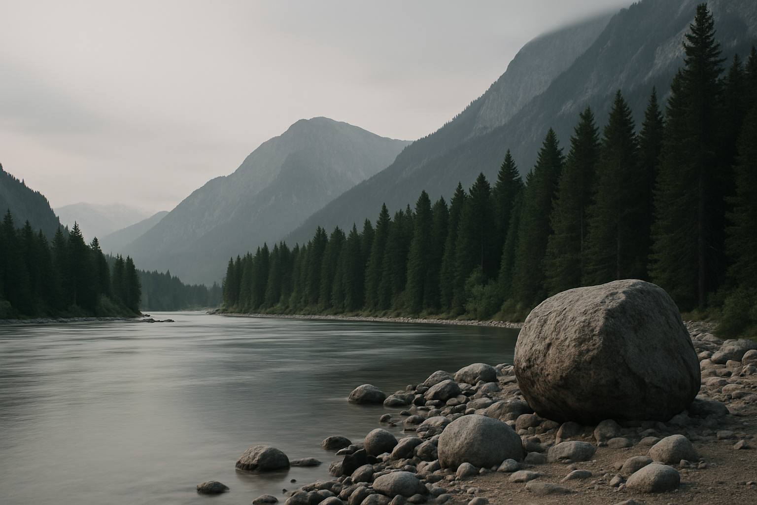 Stille Berglandschaft in Tirol