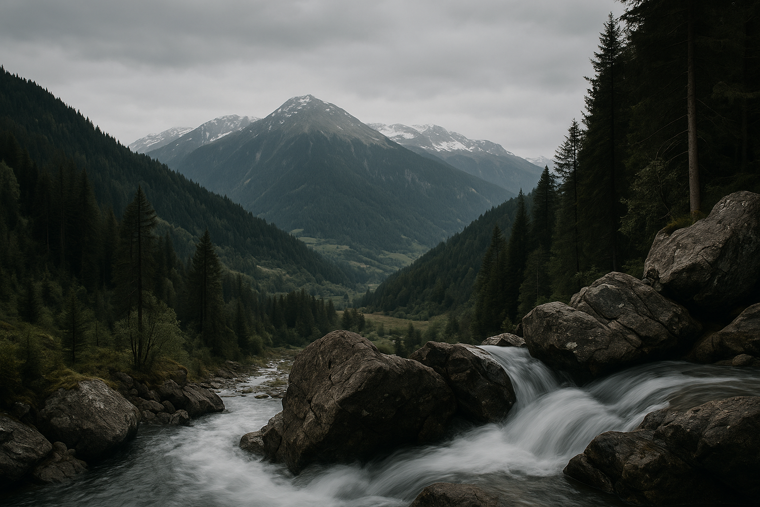 Ruhige Naturaufnahme aus Tirol