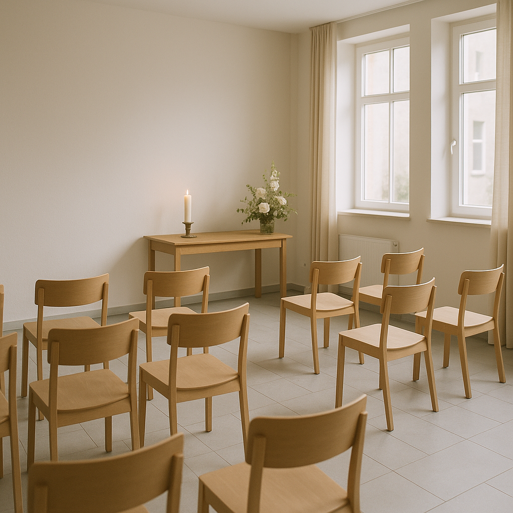 Unser Verabschiedungsraum in Schwaz