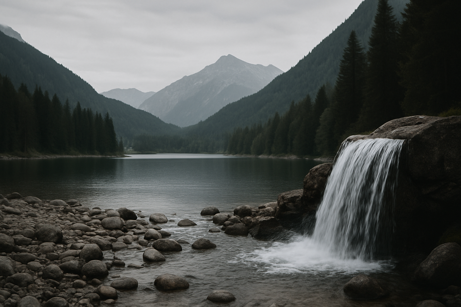Ruhige Naturaufnahme aus Tirol