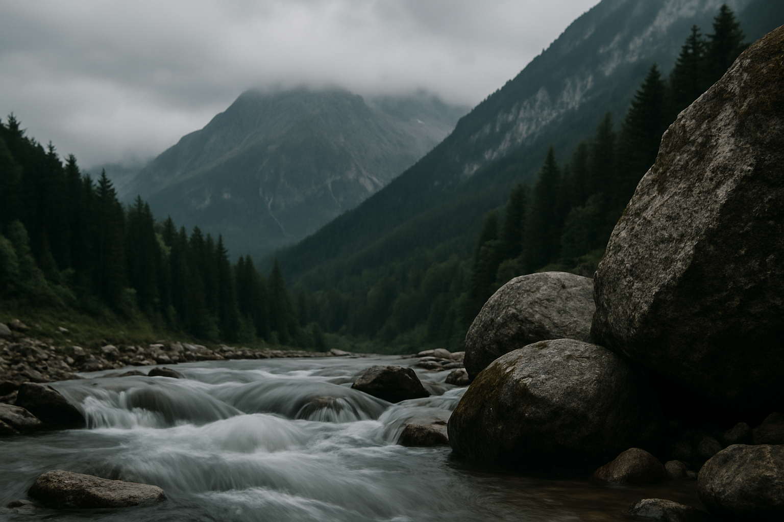 Ruhige Naturaufnahme aus Tirol